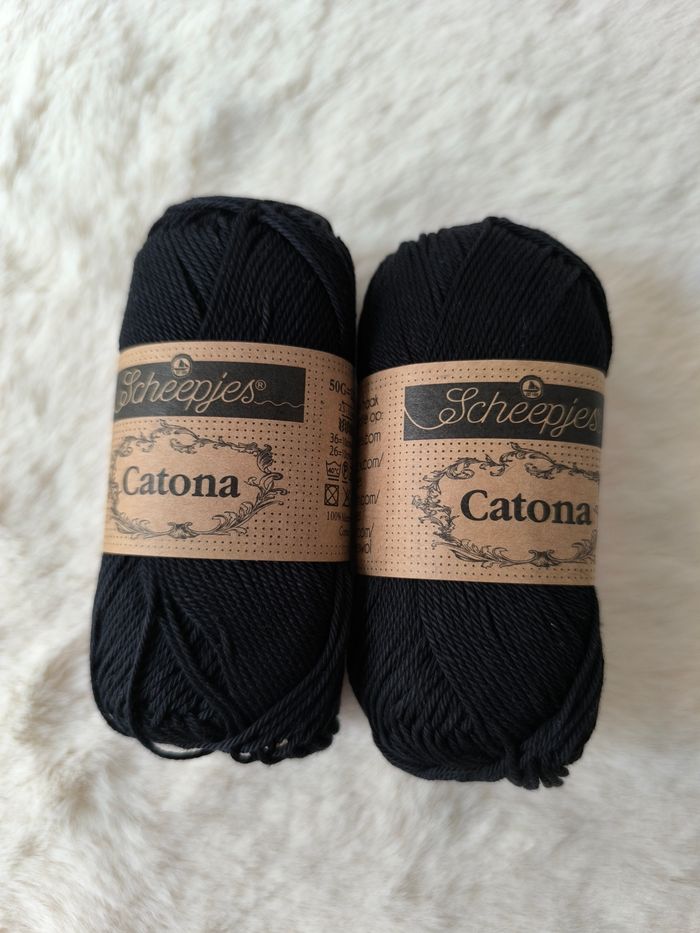 Catona 2x50g noir 110