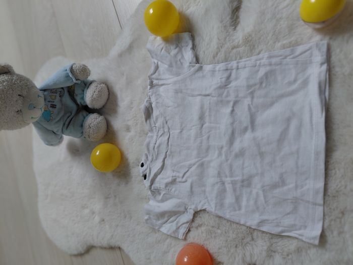T-shirt bébé Tous Simplement 6 mois blanc - photo numéro 4