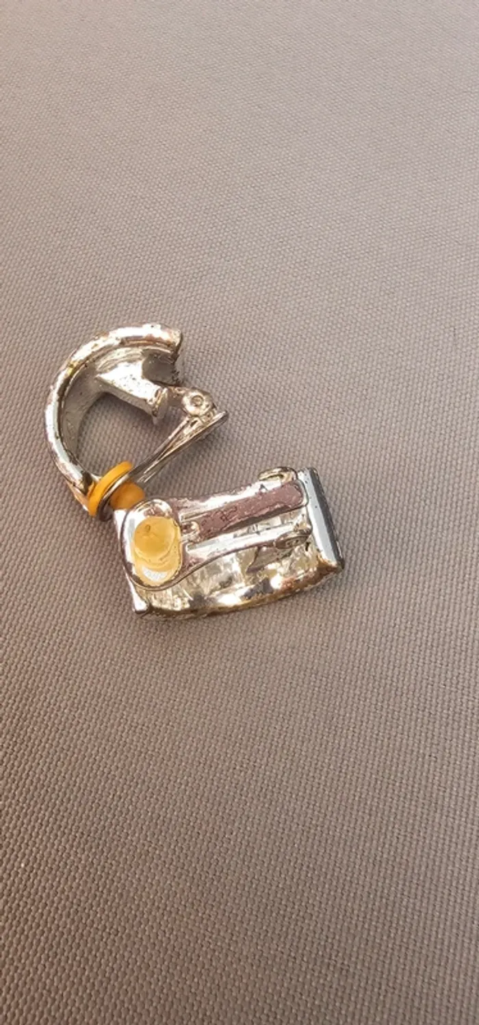 🪷boucles d oreilles a clips - photo numéro 2