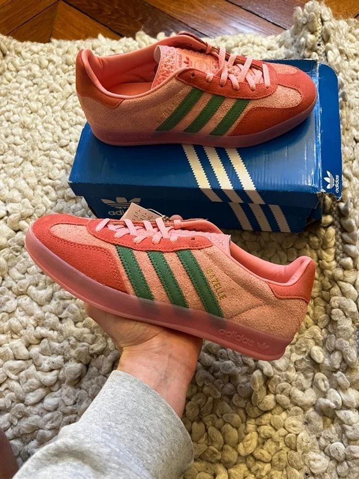 Adidas Gazelle Indoor rose 40 - photo numéro 4