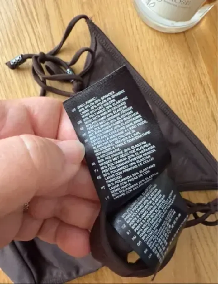 Bas de maillot de bain marron H&M taille S / 36 - photo numéro 7