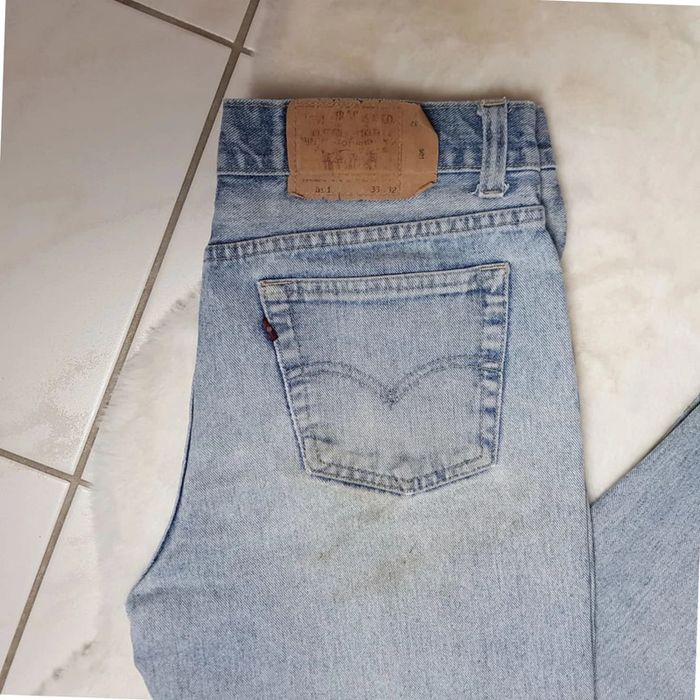 Jean Levi's 501 W35 L32 Bleu Vintage - photo numéro 5