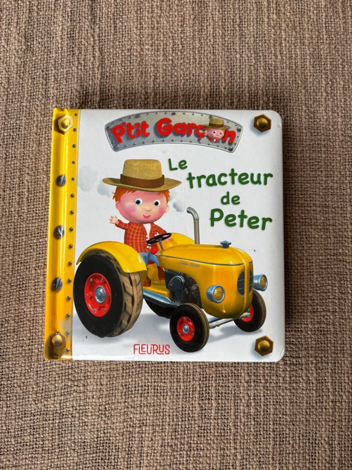Livre p’tit garçon le tracteur de Peter