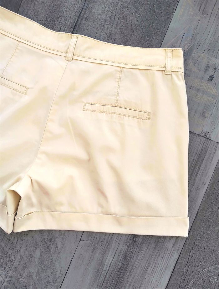 Short à revers jaune clair - Camaïeu - photo numéro 6