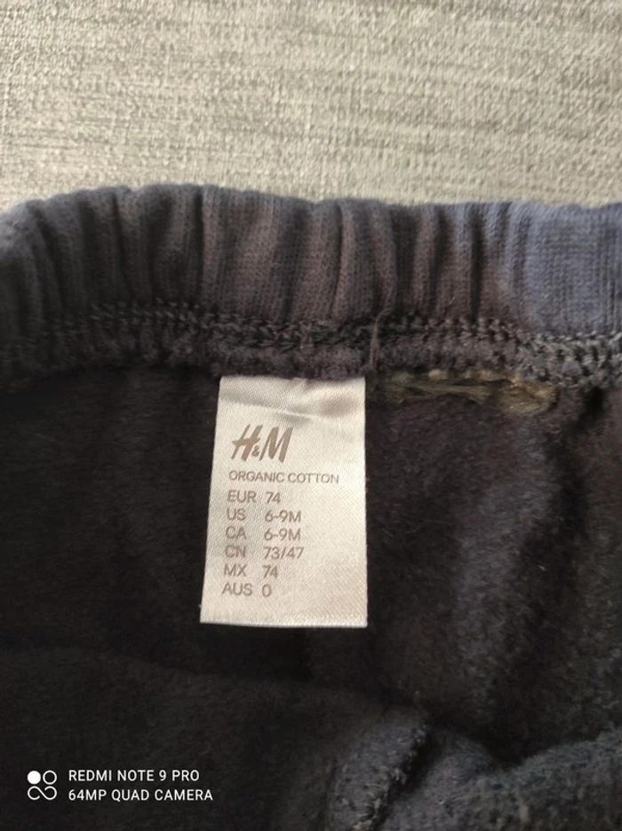 Bas de jogging H&M 6-9 mois 74 cm - photo numéro 2