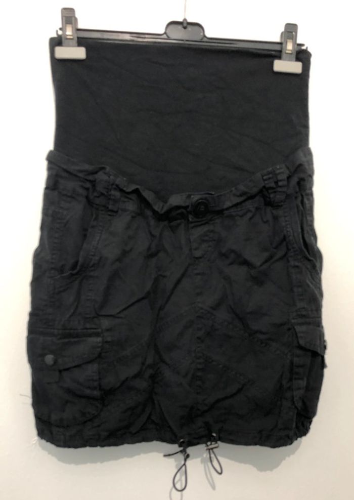 Jupe courte de grossesse noire Mamalicious Taille M