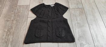 Pull marron sans manches Kidkanaï T4A