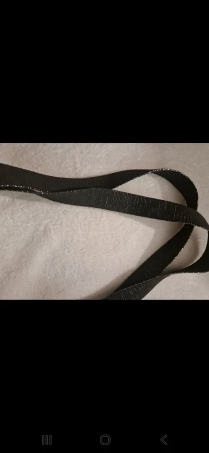 Grand sac cabas à carreaux & noir - photo numéro 5