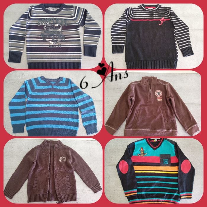 Lot de pulls garçon 6ans