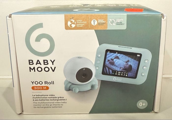 Babyphone vidéo Baby Moov Yoo Twist 300 mètres.