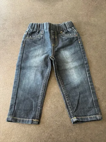 Pantalon jean effet délavé