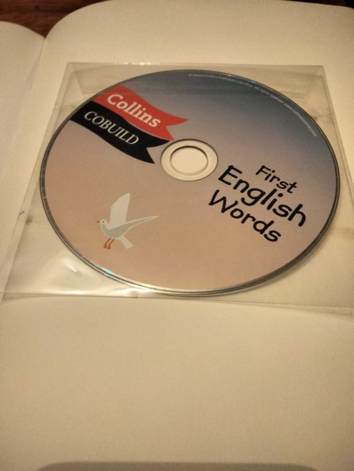 Livre magazine first english words avec 36 chansons Collins - photo numéro 2