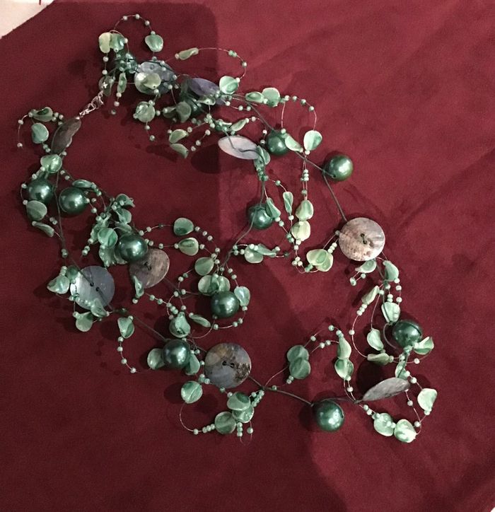 Magnifique collier fil vintage