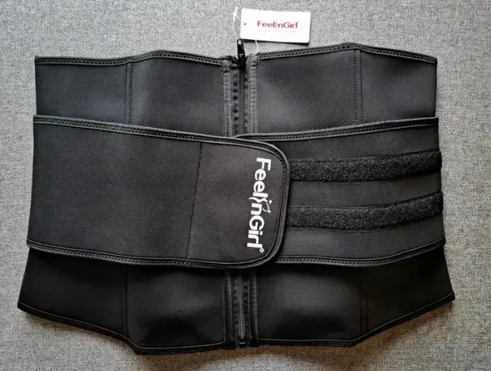 Corset sport noir en 4XL