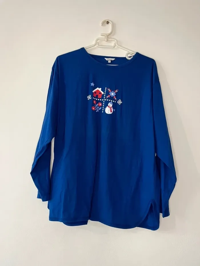Haut pyjama Noel - Taille M - photo numéro 2
