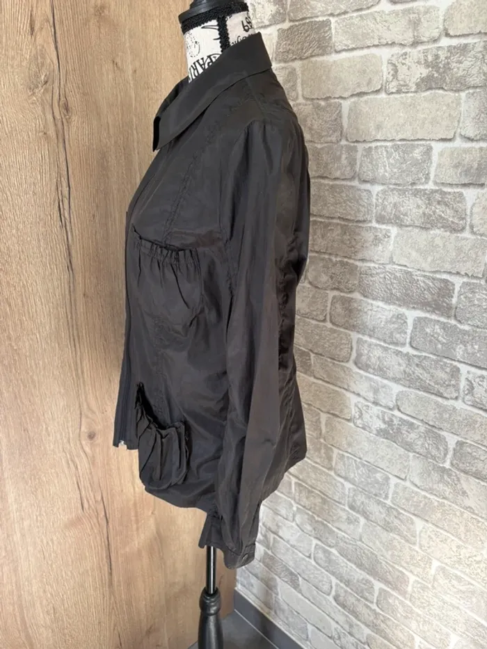 Veste vintage noire femme taille 38/40 - photo numéro 2