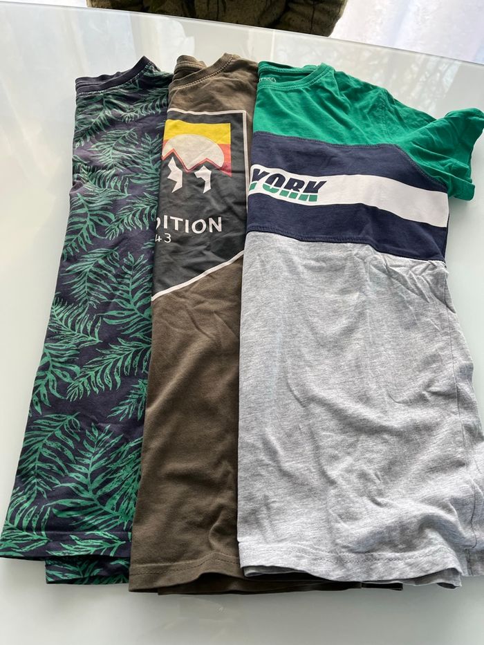 Lot 3 tee shirts manches courtes