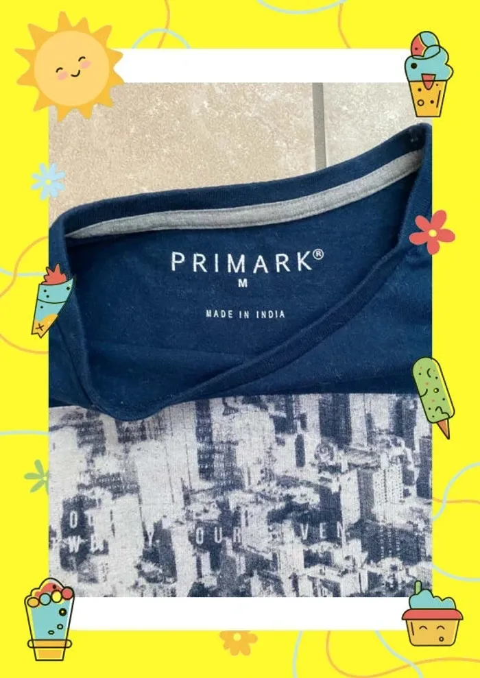 T shirt marine primark M - photo numéro 5