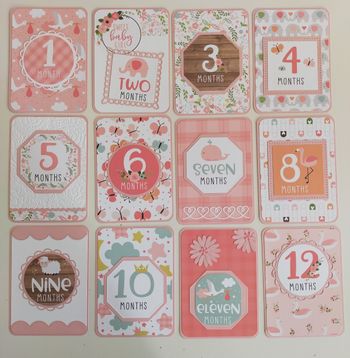 12 cartes étapes bébé