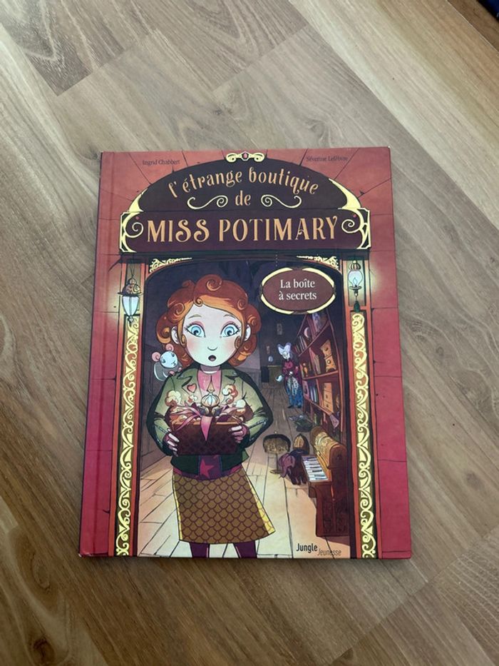 Livre l'étrange boutique de miss potimary tome 1 La boîte à secrets