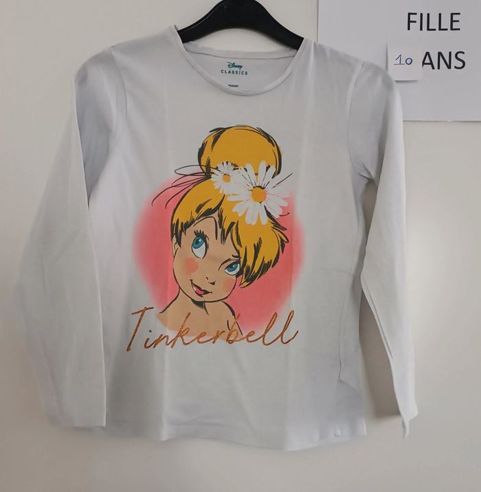 T-shirt ml Clochette 10 an