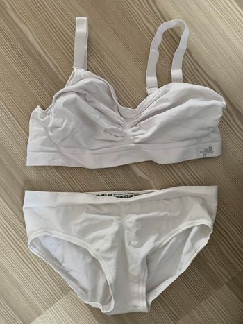 Ensemble lingerie grossesse allaitement blanc Nuk t.38 neuf