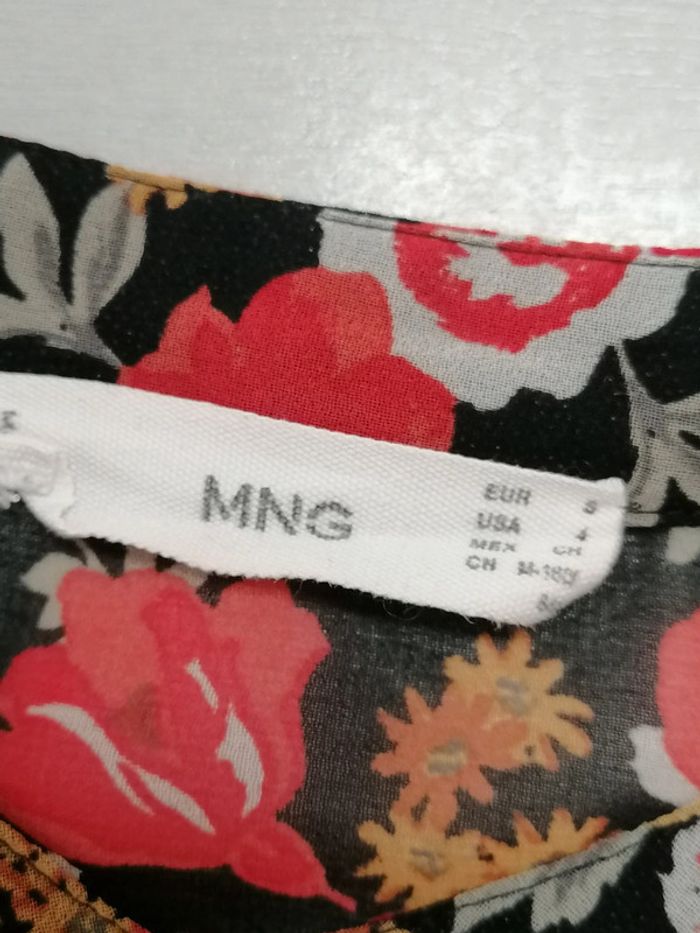 Chemisier fleuri d'automne MNG S - photo numéro 2
