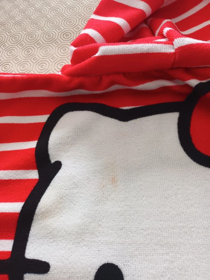 Poncho de bain Hello kitty rouge - photo numéro 6