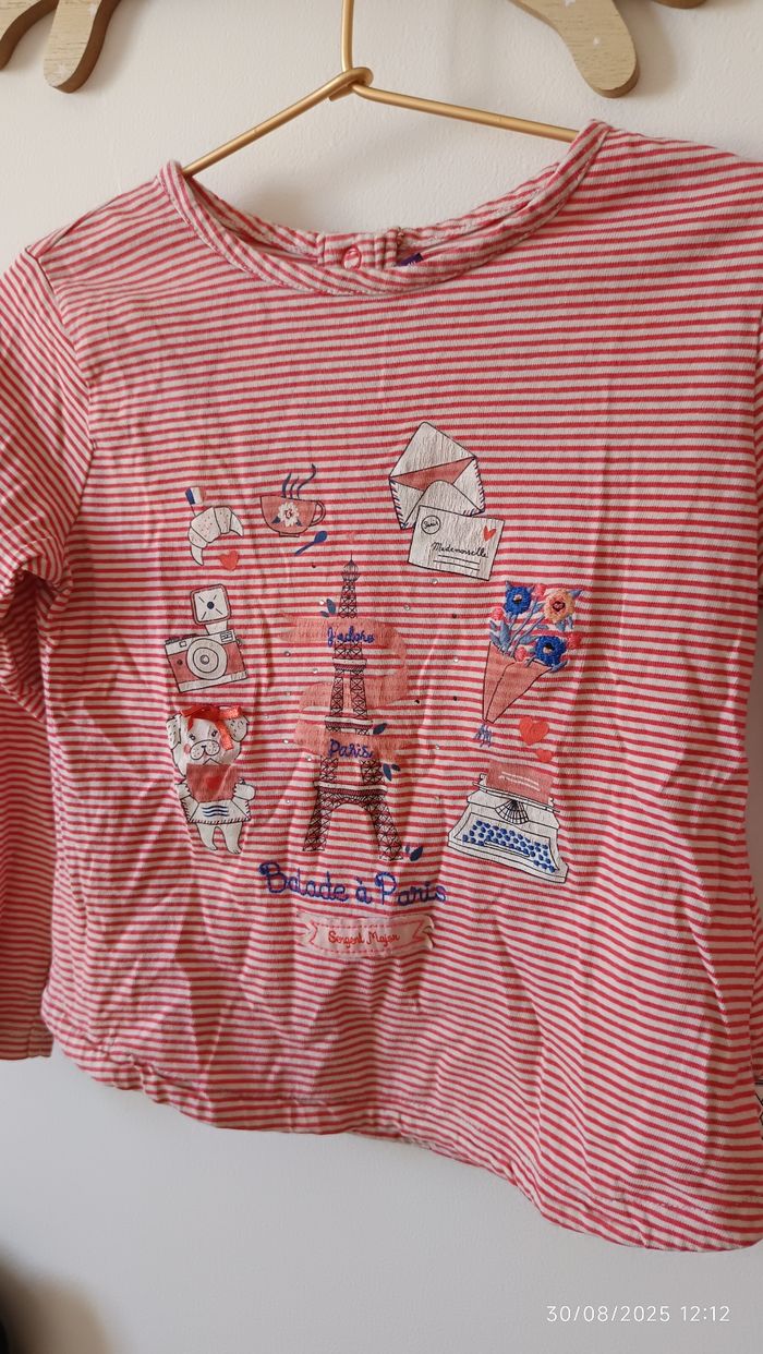 Tee-shirt manche longue fille - photo numéro 3