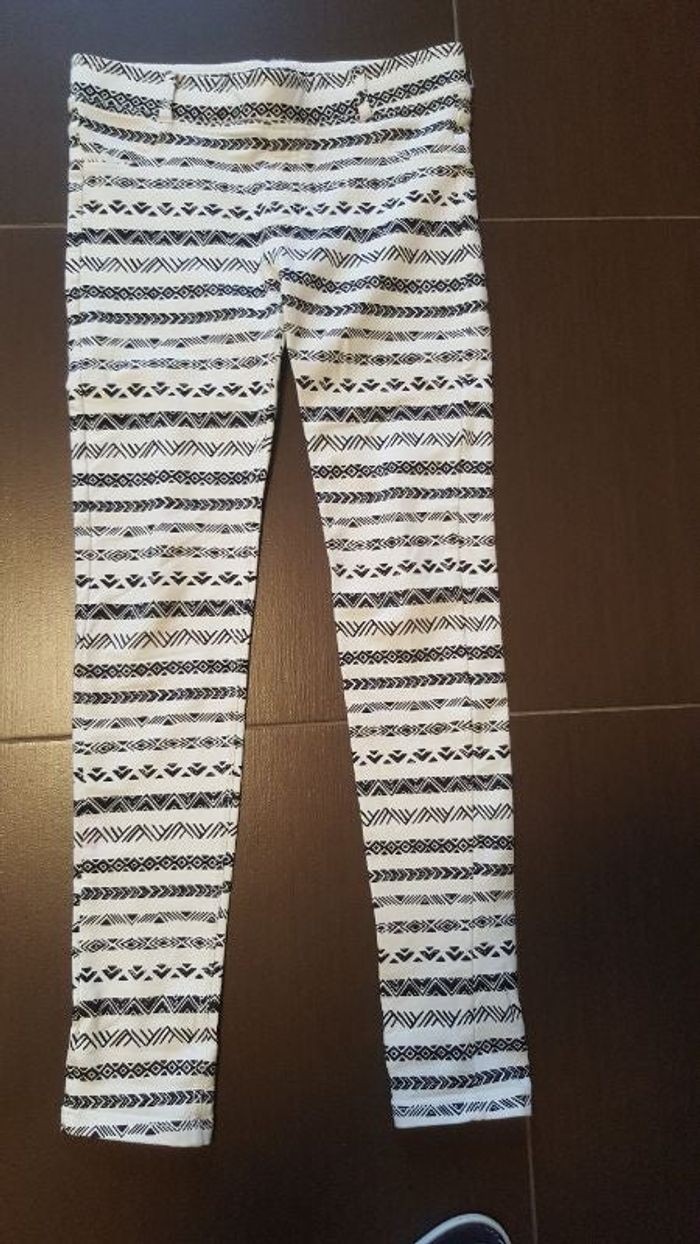 pantalon droit blanc 12 ans fille