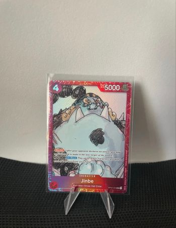 Carte Jinbe OP01-014 anglais premium card collection film red One Piece card game