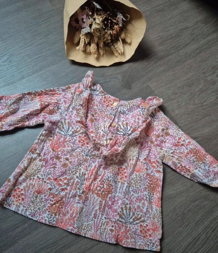 Magnifique blouse Bouchara 12 mois - photo numéro 5