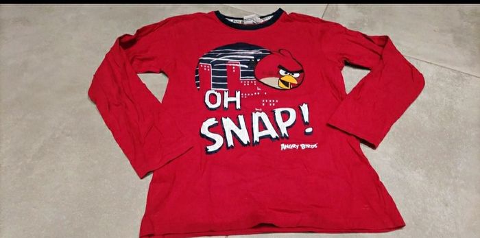 T-shirt garçon 10 ans angry birds