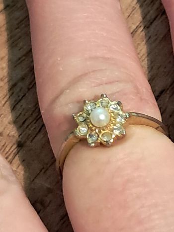 Bague marguerite fantaisie