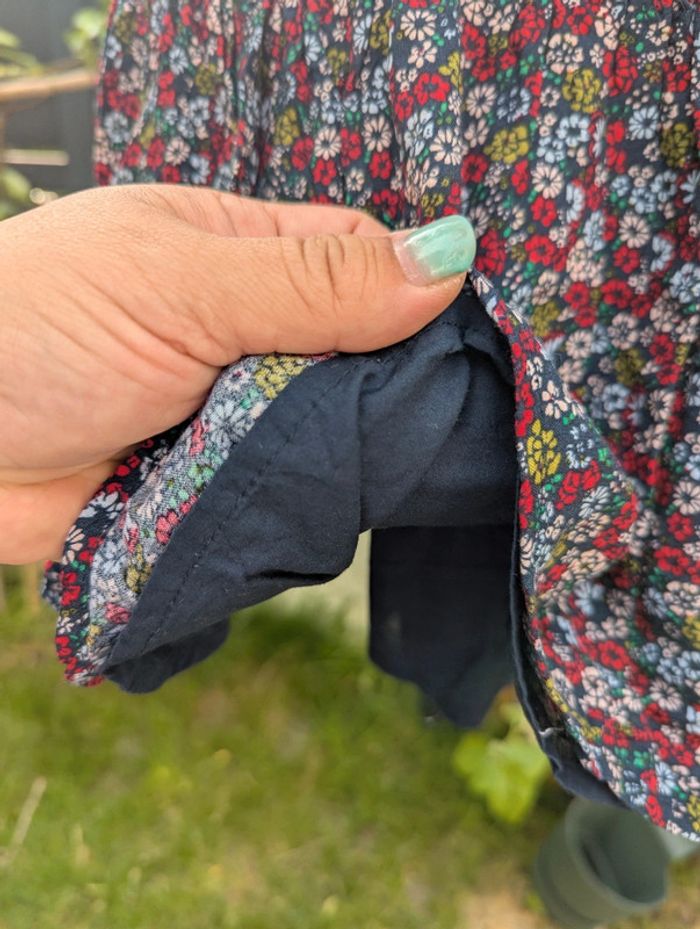 Jupe légère fleurie taille 8 ans Monoprix kids - photo numéro 2