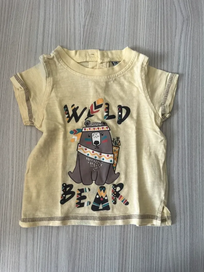 Lot 3 tee shirt garçon 6 mois - photo numéro 2