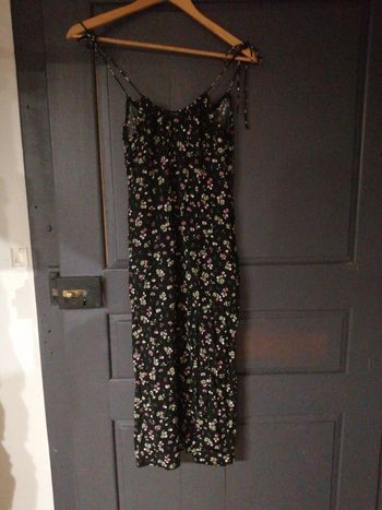 Robe mi longue fleurie