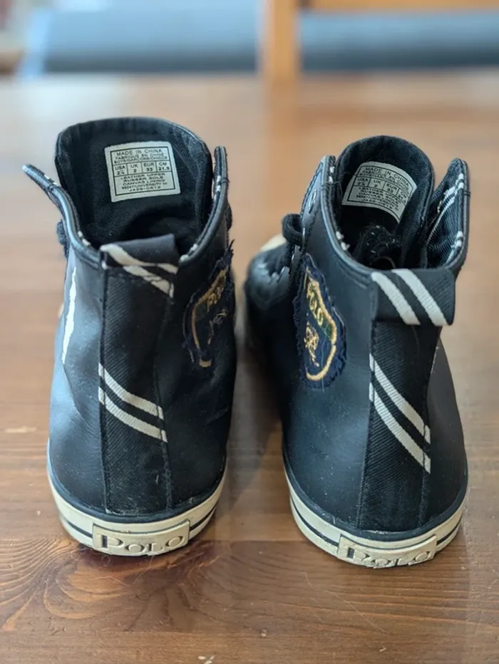 Basket montante Ralph Lauren noir - photo numéro 4