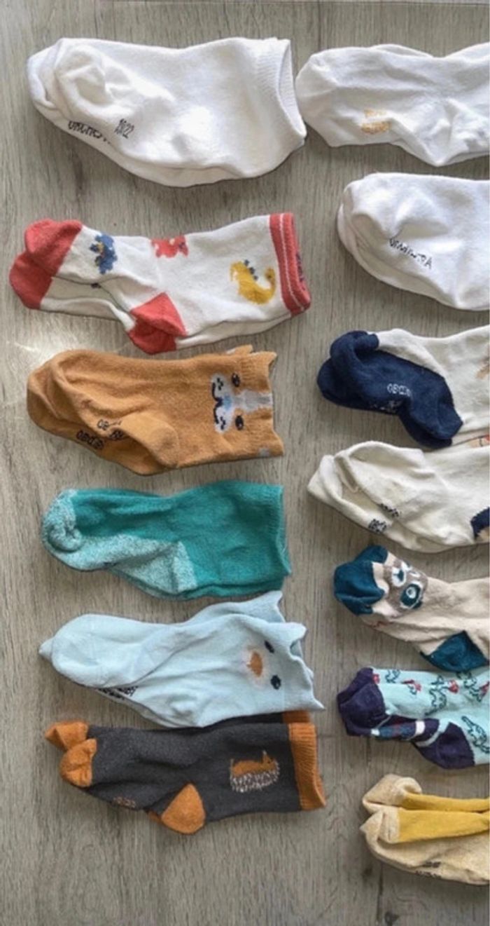 Lot 33 paires de chaussettes 19/22 - photo numéro 2