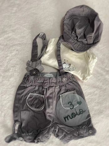 Ensemble gavroche  3 mois