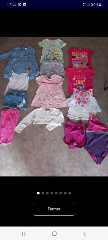 Lot vetements fille