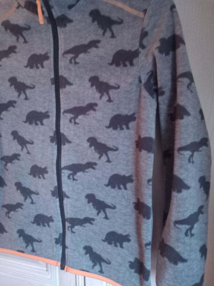 Veste polaire avec dinosaures 12 ans - photo numéro 3