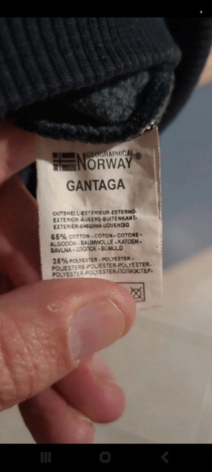 Sweat-shirt Geographical Norway / Taille 16 ans / Excellent état - photo numéro 4