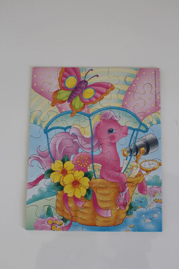 MB Puzzle petit poney 35 pièces (une pièce abimée) - photo numéro 2