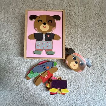 Puzzle Dressup Djeco chien