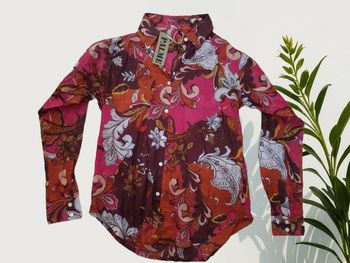 Chemise femme manches longues Palme neuve