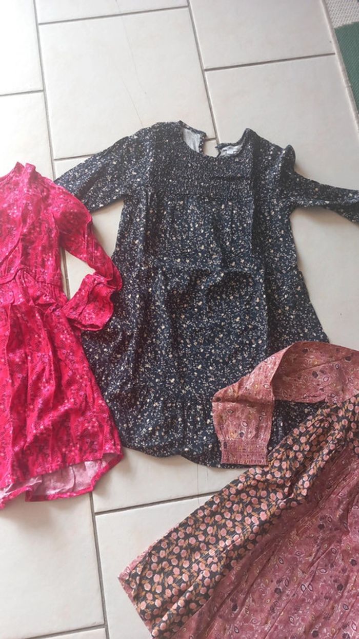Lot de 3 robes ml fille 8 ans tbe - photo numéro 4