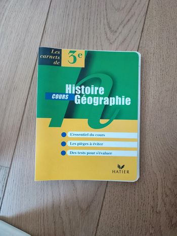 Fiches Cours histoire géographie