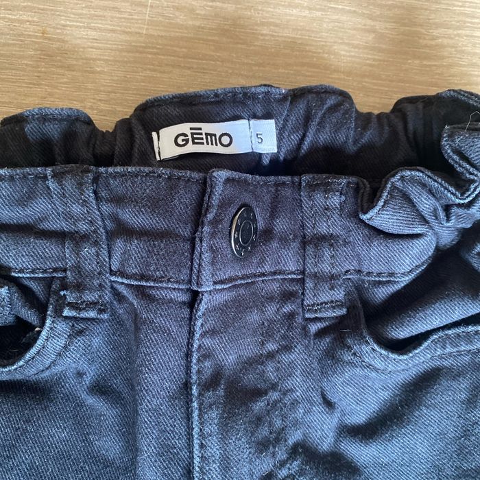 Pantalon jeans noir - photo numéro 3