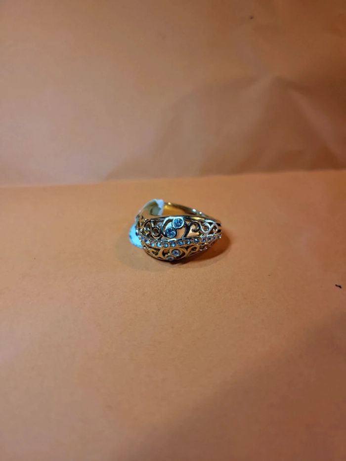 Bague Vague et Strass - Taille 56